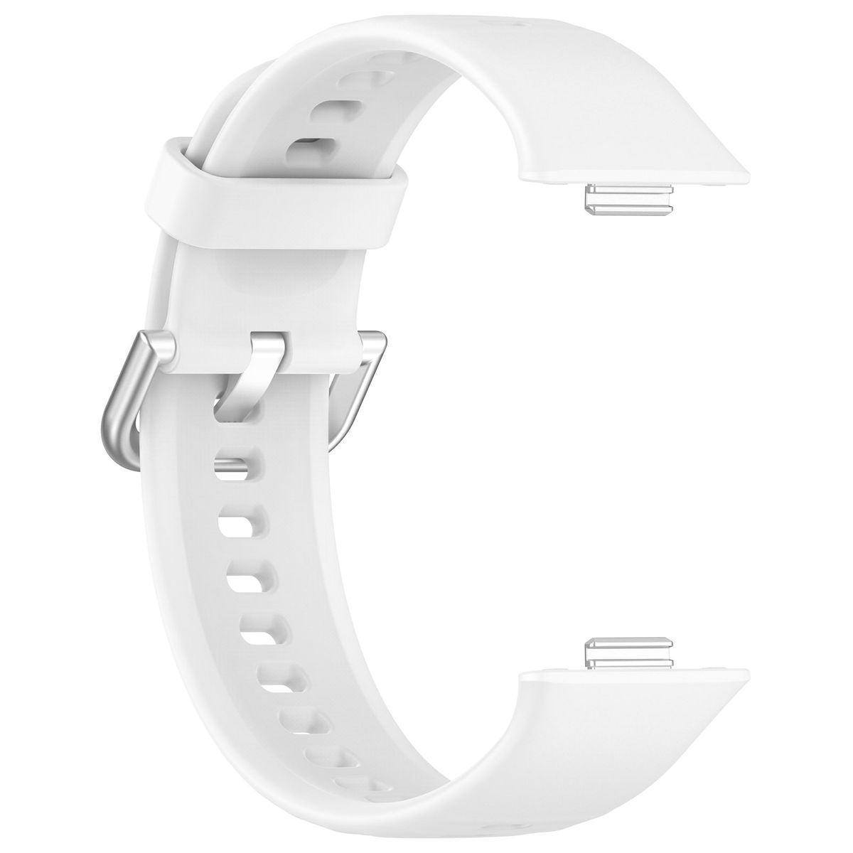 Armband für Huawei Watch Fit 4 / 4 Pro / 3, Bizon Strap Watch Silicone Pro SR, Weiß