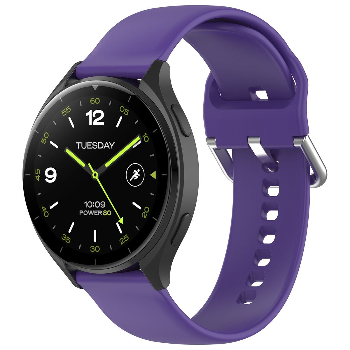 Armband Bizon Strap Watch Silicone Pro für Xiaomi Watch 2, Violett