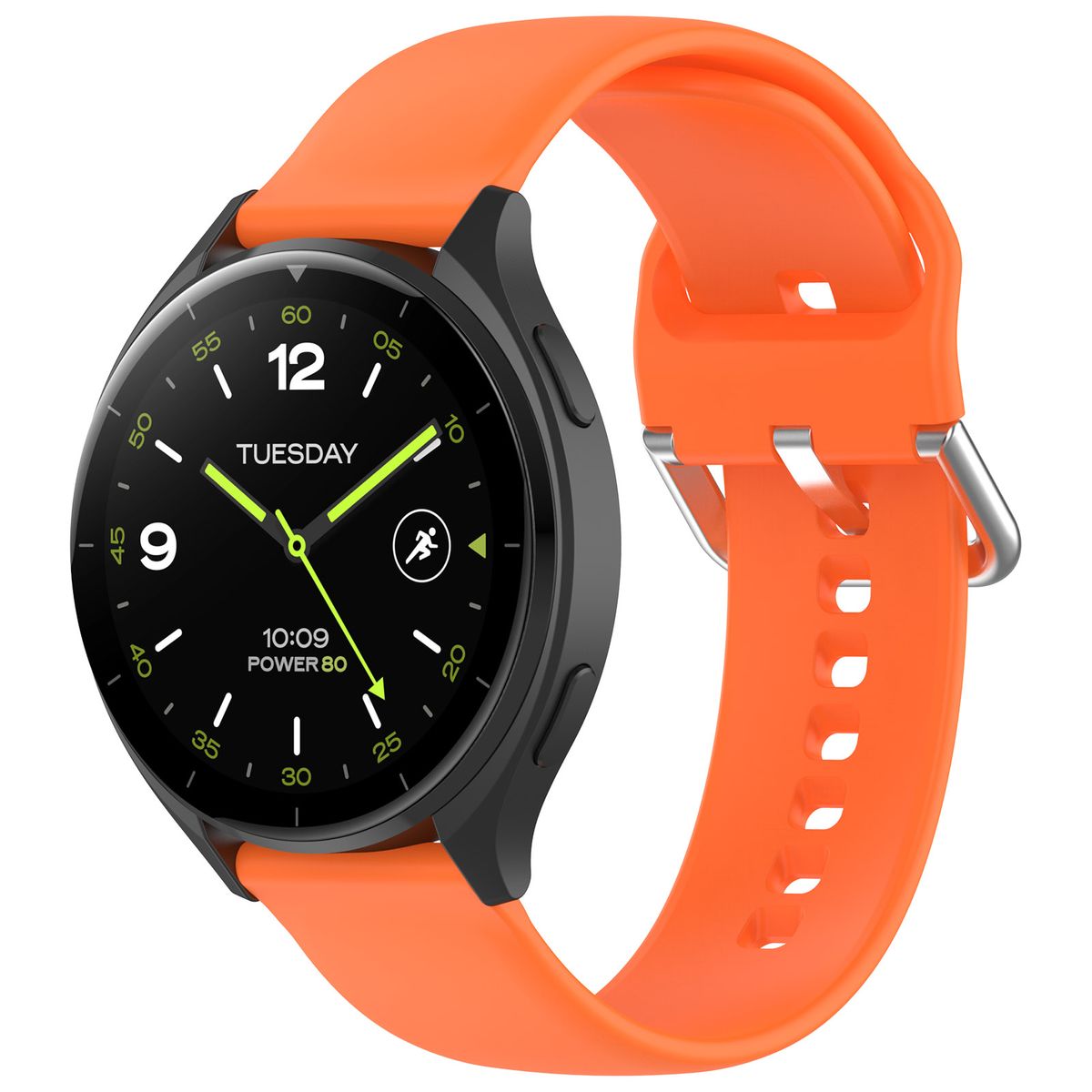 Armband Bizon Strap Watch Silicone Pro für Xiaomi Watch 2, Orange