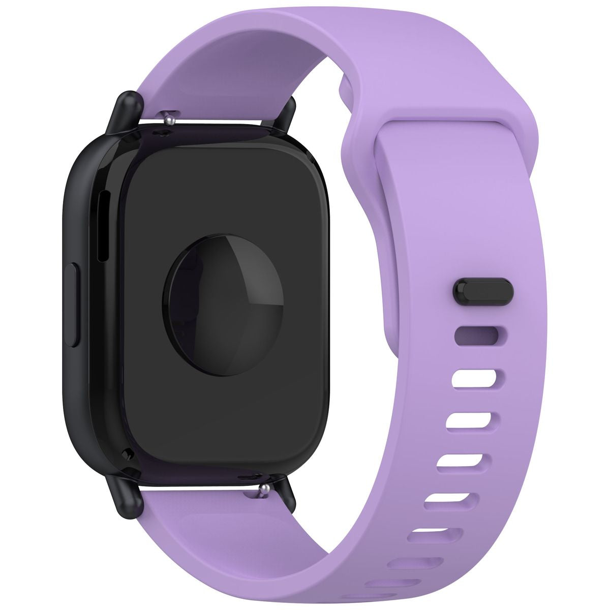 Silikon Armband für Smartwatch, Bizon Strap Watch Silicone Pro H, QuickRelease 22 mm, Violett