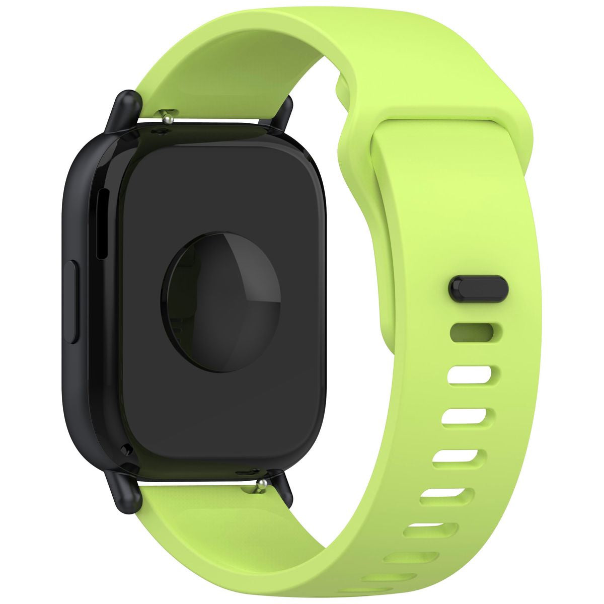 Silikon Armband für Smartwatch, Bizon Strap Watch Silicone Pro H, QuickRelease 22 mm, Hellgrün