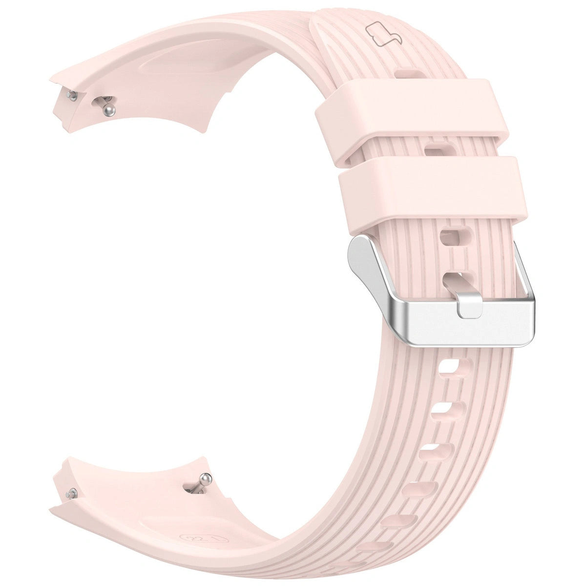 Armband für Huawei Watch 5 42 mm, Bizon Strap Watch Silicone T, Rosa