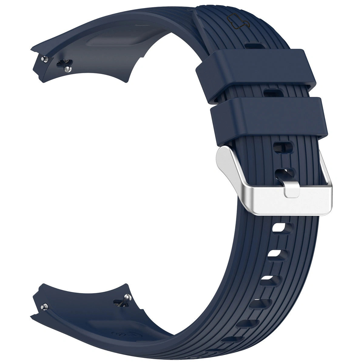 Armband für Huawei Watch 5 46 mm, Bizon Strap Watch Silicone T, Dunkelblau