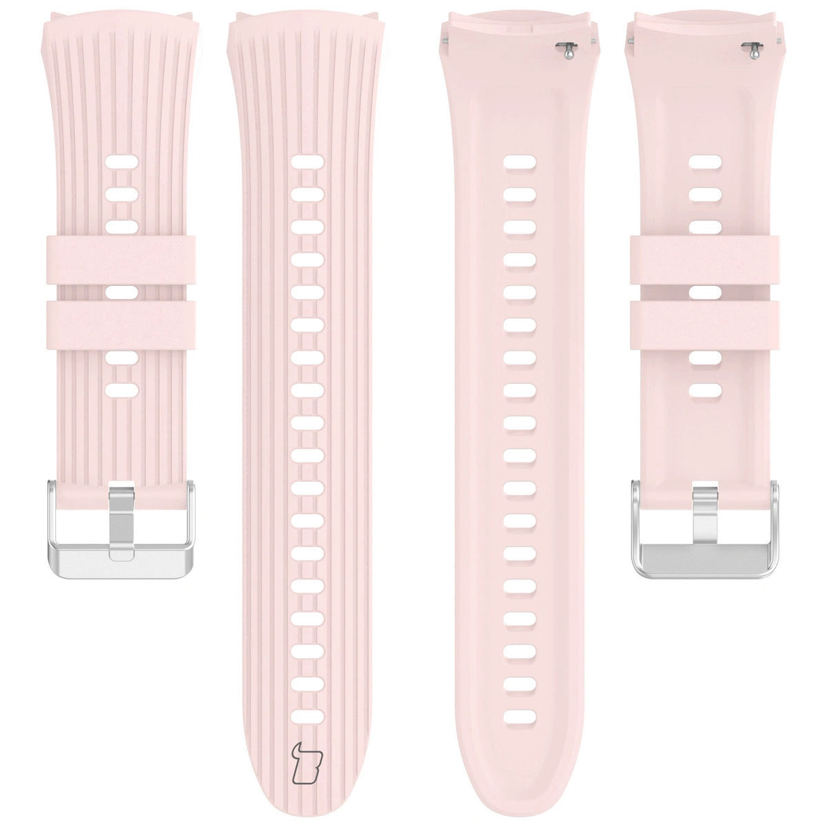 Armband für Huawei Watch 5 46 mm, Bizon Strap Watch Silicone T, Rosa