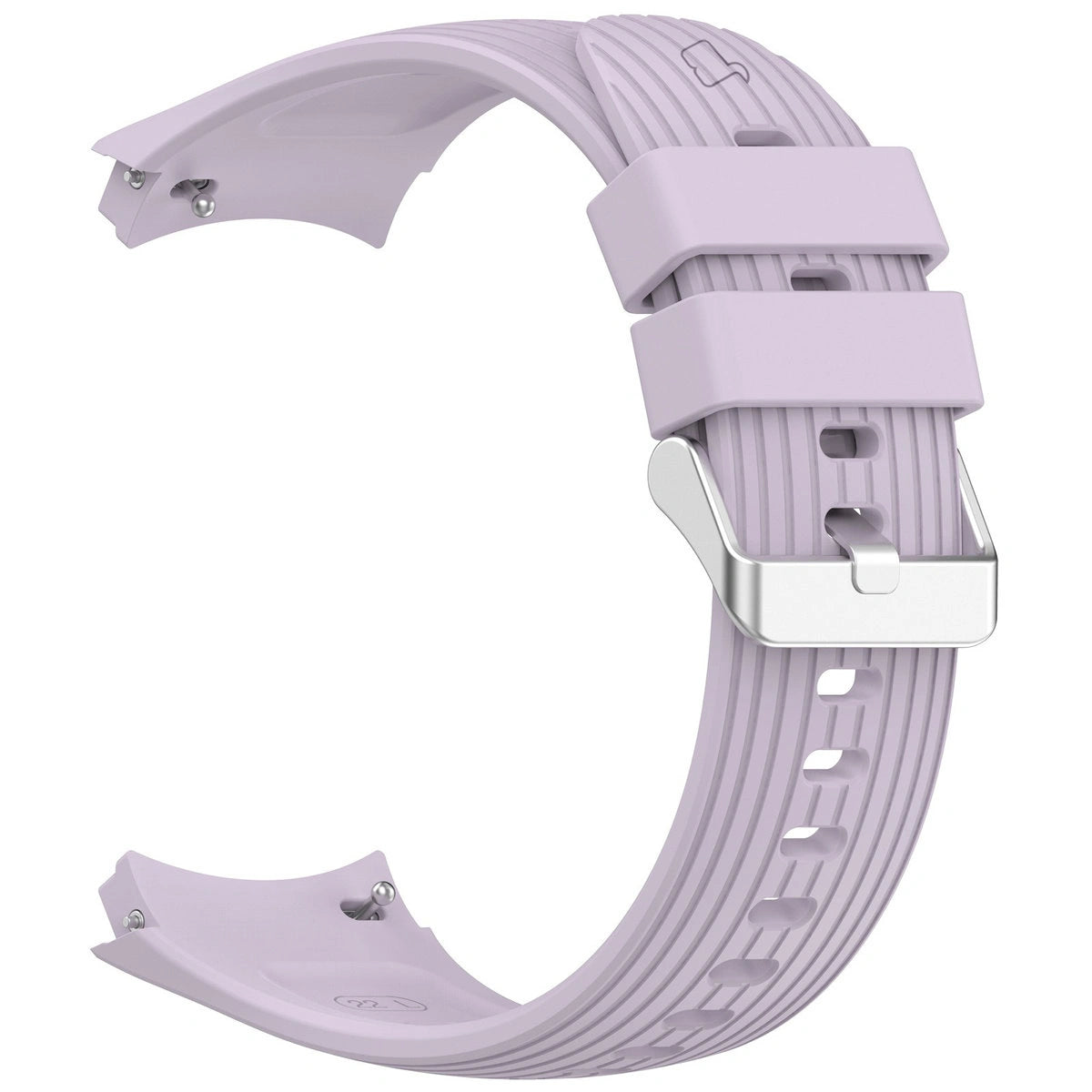 Armband für Huawei Watch 5 46 mm, Bizon Strap Watch Silicone T, Lila
