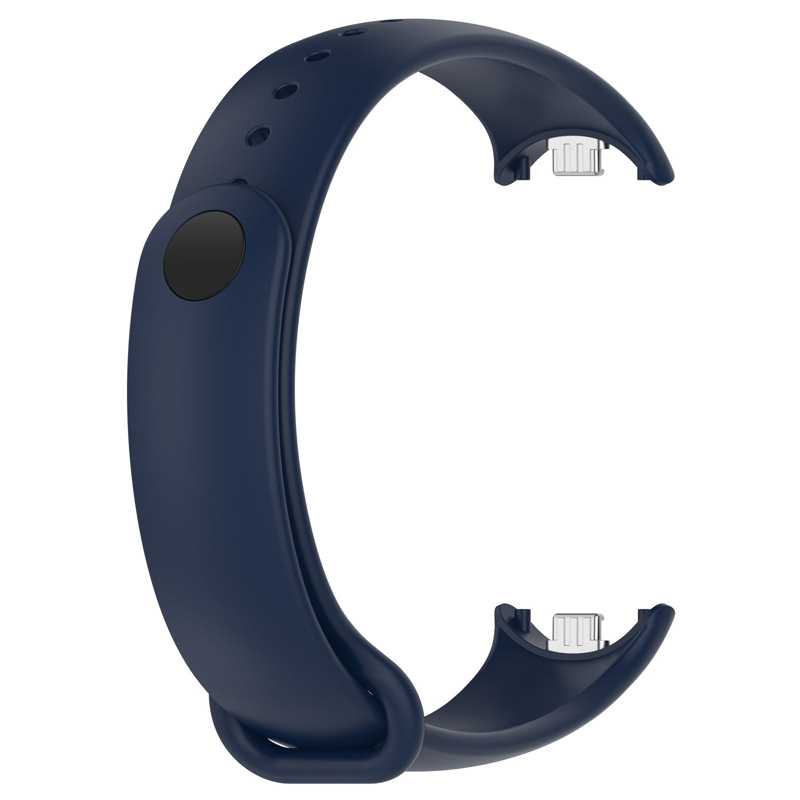 Armband für Xiaomi Smart Band 10 / 9 / 9 NFC / 8, Bizon Strap Watch Dots, Dunkelblau