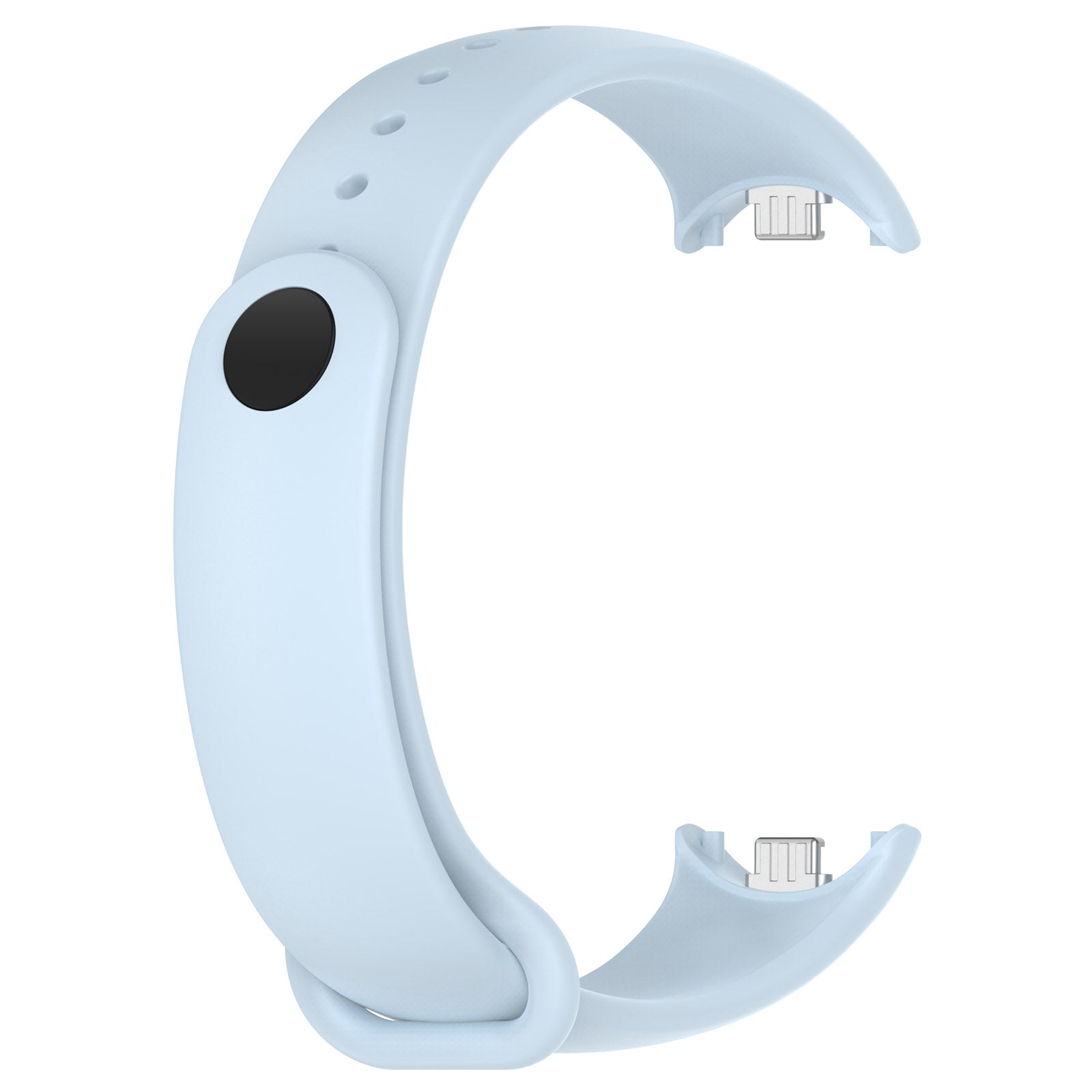 Armband für Xiaomi Smart Band 10 / 9 / 9 NFC / 8, Bizon Strap Watch Dots, Hellblau