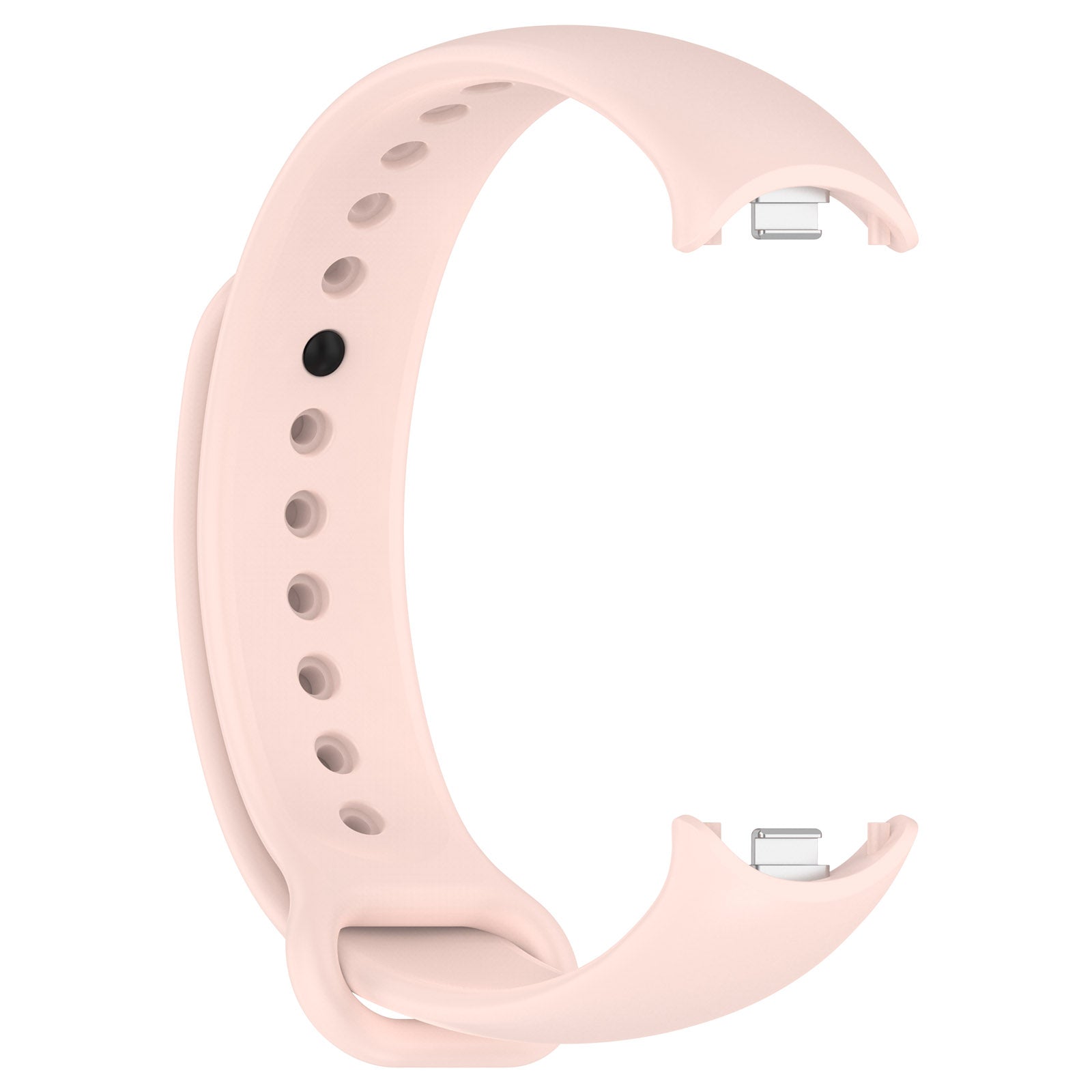 Armband für Xiaomi Smart Band 10 / 9 / 9 NFC / 8, Bizon Strap Watch Dots, Hellrosa