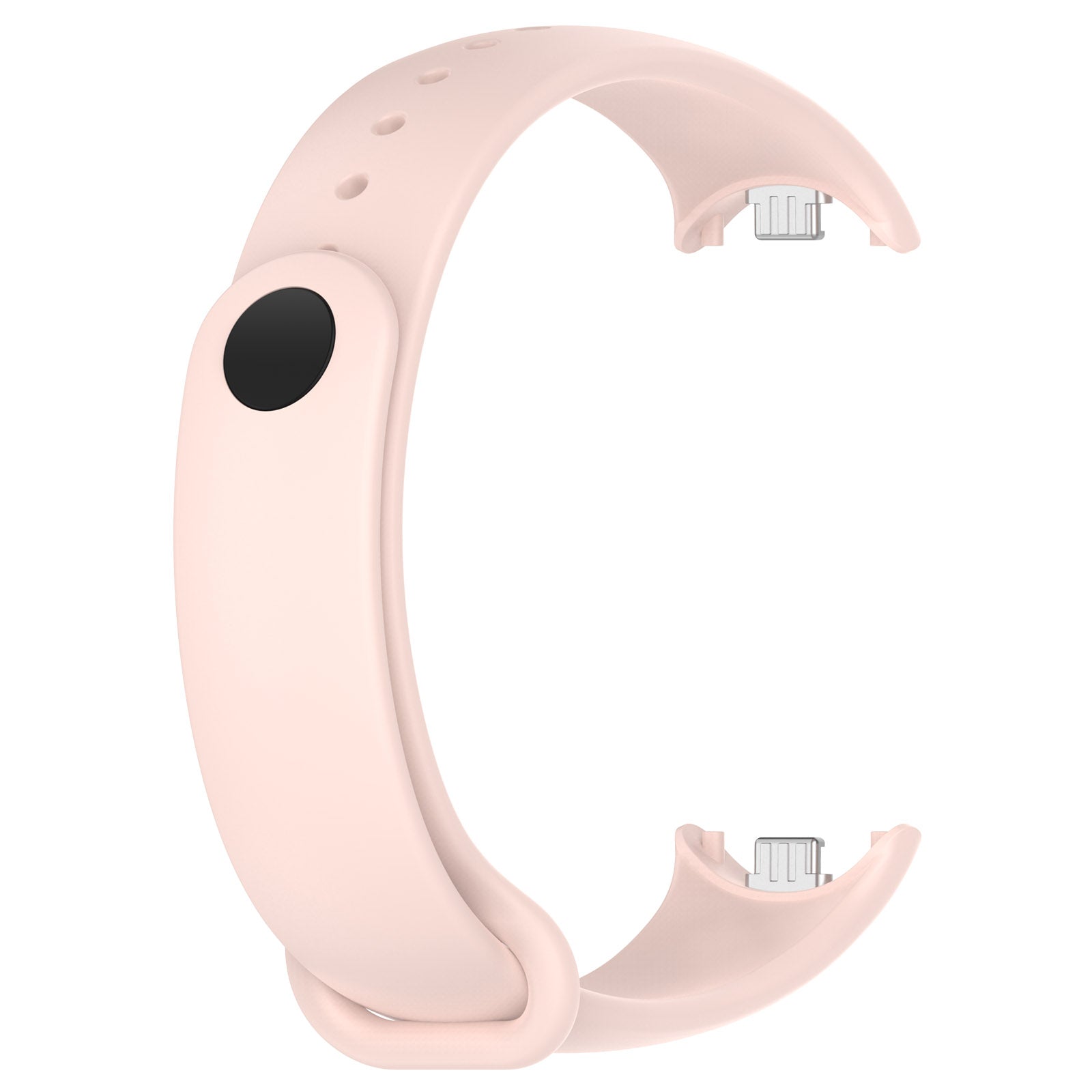 Armband für Xiaomi Smart Band 10 / 9 / 9 NFC / 8, Bizon Strap Watch Dots, Hellrosa