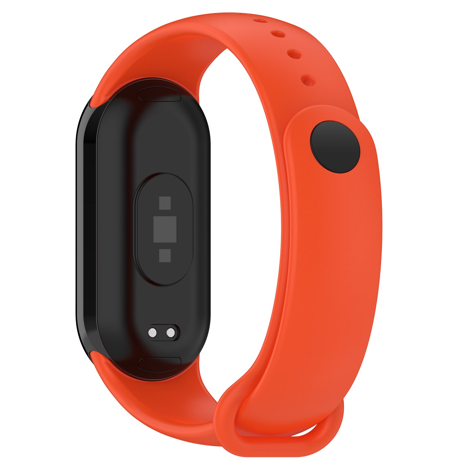 Armband für Xiaomi Smart Band 10 / 9 / 9 NFC / 8, Bizon Strap Watch Dots, Orange