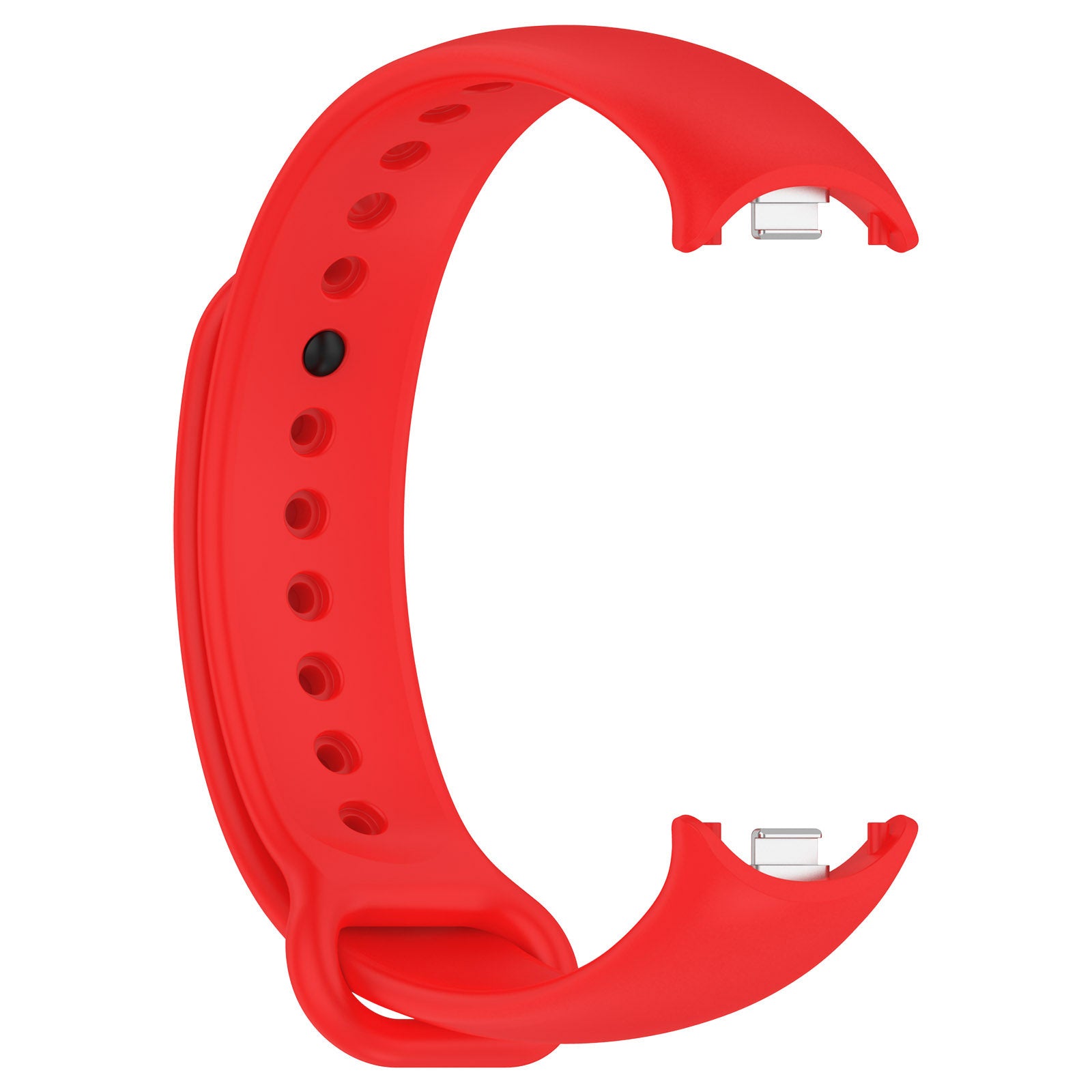 Armband für Xiaomi Smart Band 10 / 9 / 9 NFC / 8, Bizon Strap Watch Dots, Rot