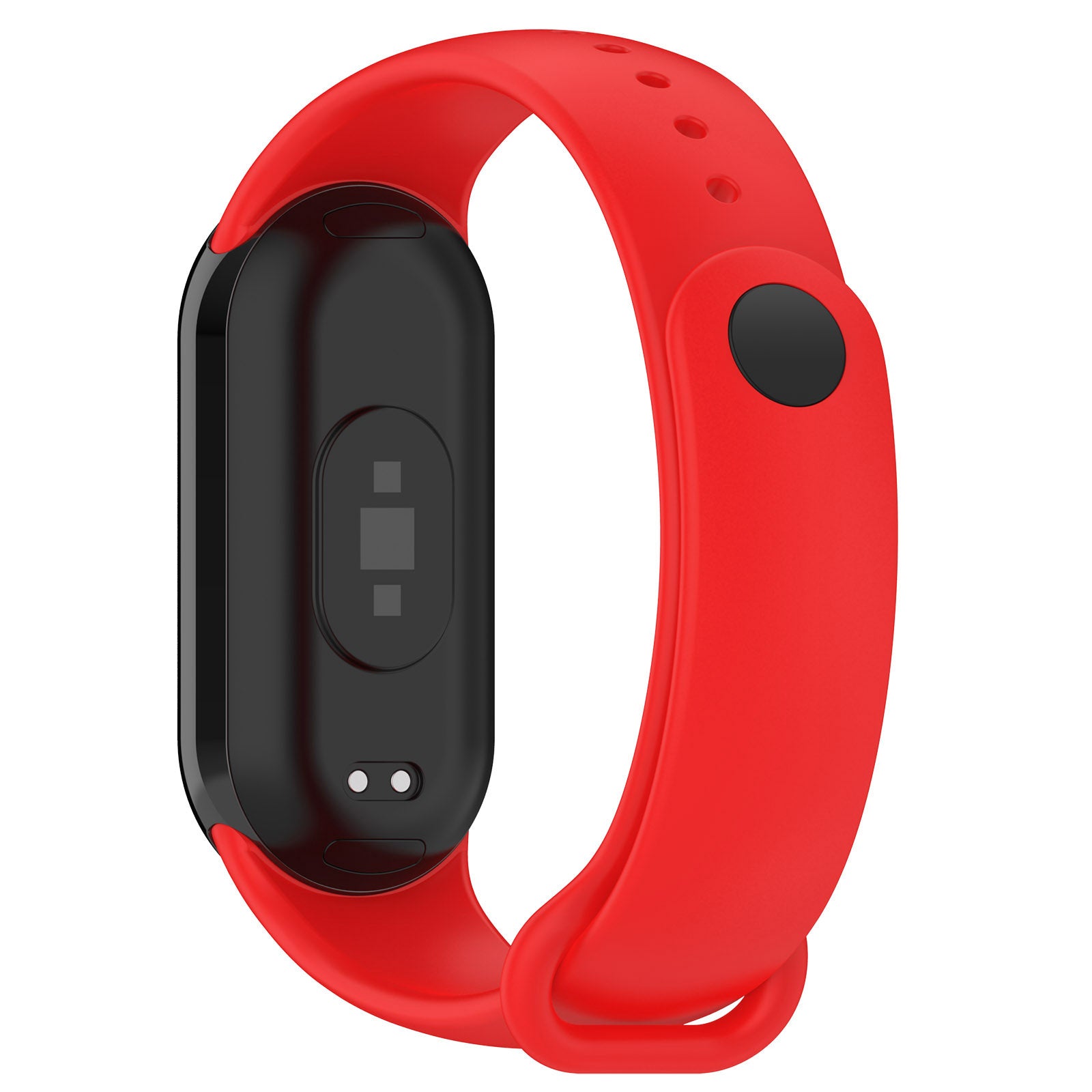 Armband für Xiaomi Smart Band 10 / 9 / 9 NFC / 8, Bizon Strap Watch Dots, Rot