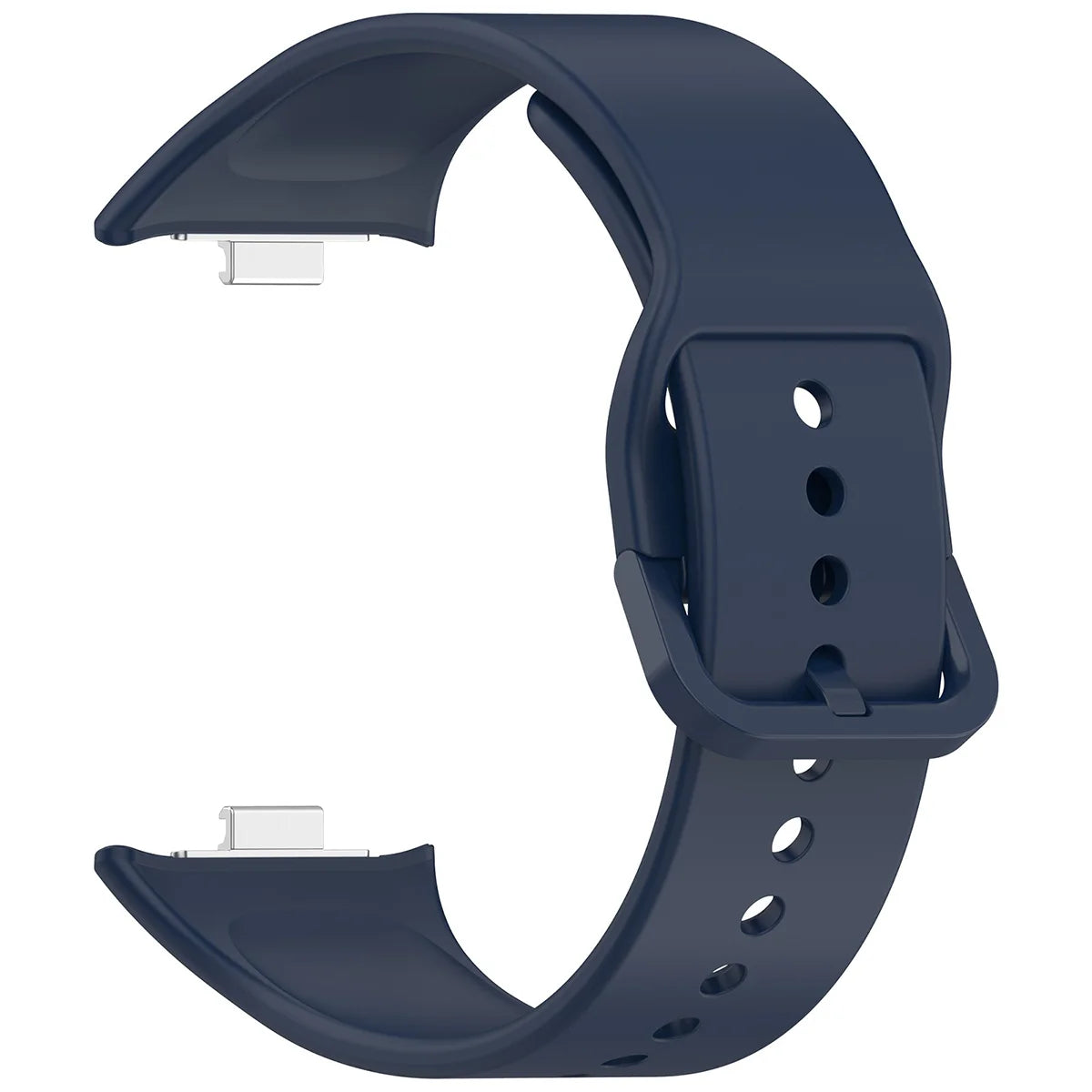 Armband für Xiaomi Redmi Watch 6 / 5 / 4 /Smart Band 10 Pro / 9 Pro / 8 Pro, Bizon Strap Watch Silicone, Dunkelblau