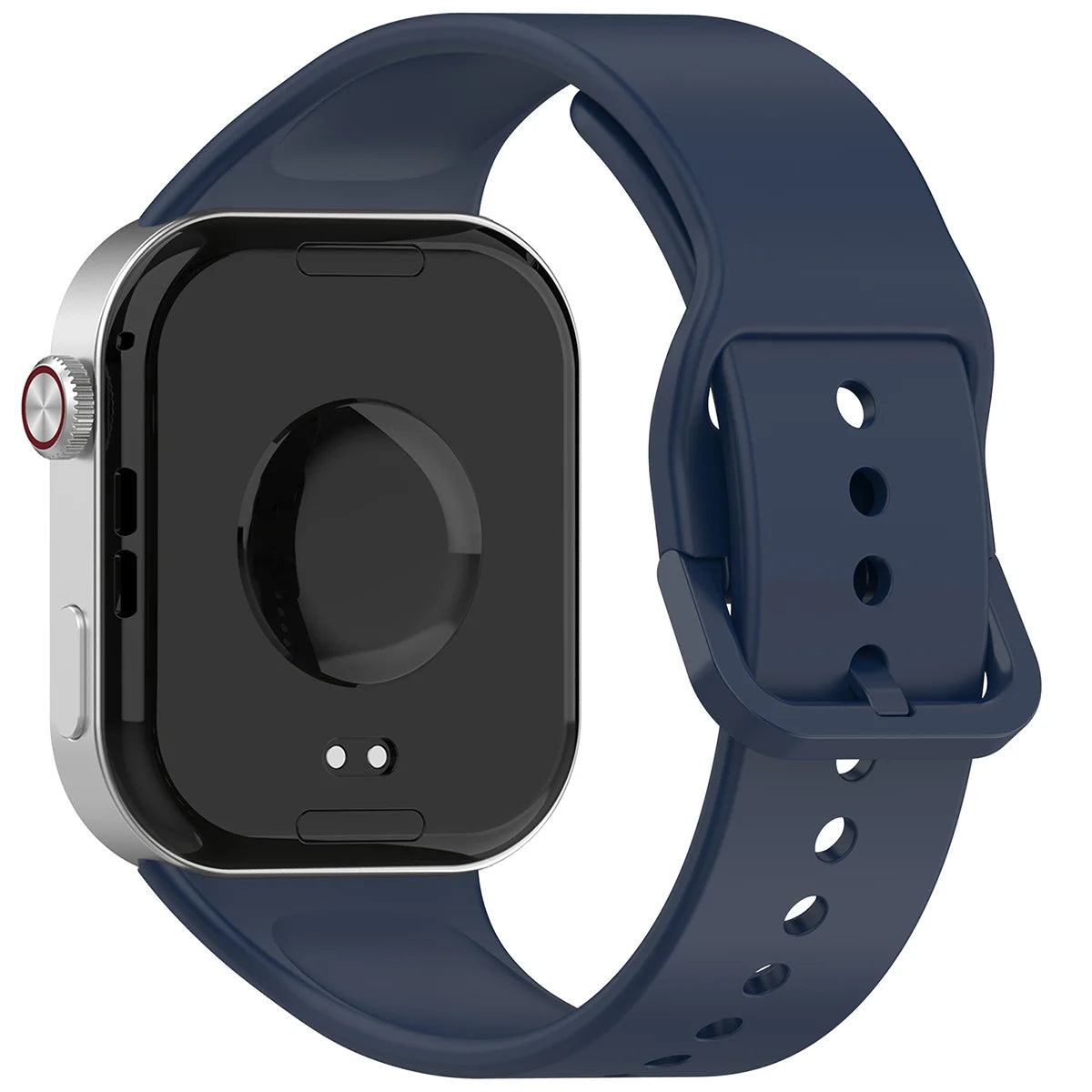 Armband für Xiaomi Redmi Watch 6 / 5 / 4 /Smart Band 10 Pro / 9 Pro / 8 Pro, Bizon Strap Watch Silicone, Dunkelblau