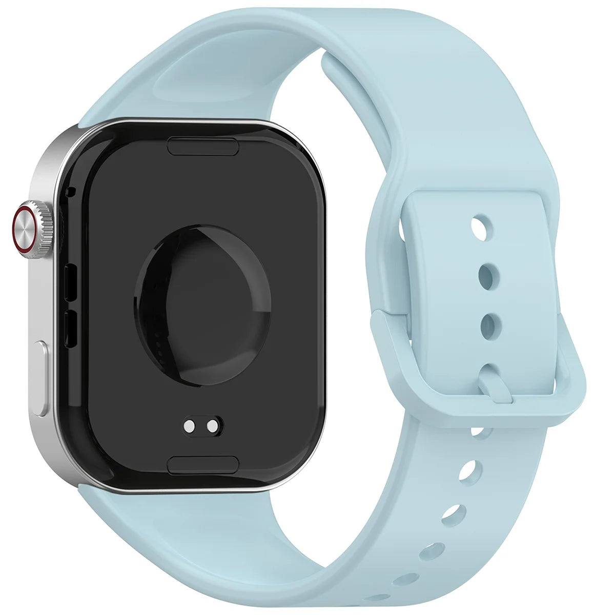 Armband für Xiaomi Redmi Watch 6 / 5 / 4 /Smart Band 10 Pro / 9 Pro / 8 Pro, Bizon Strap Watch Silicone, Hellblau
