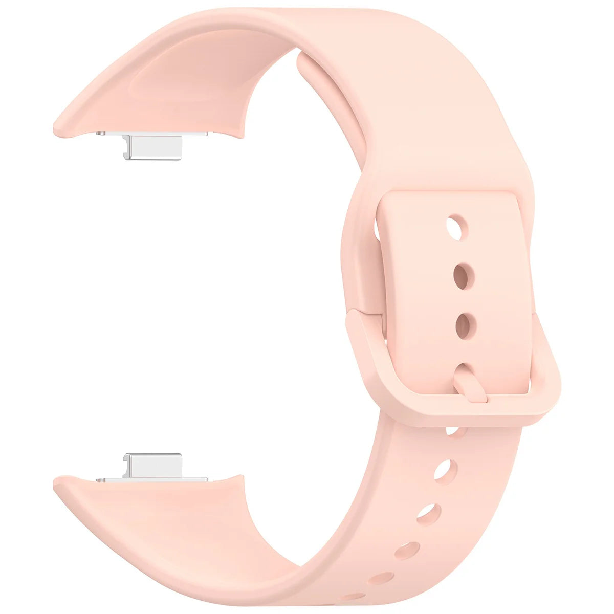 Armband für Xiaomi Redmi Watch 6 / 5 / 4 /Smart Band 10 Pro / 9 Pro / 8 Pro, Bizon Strap Watch Silicone, Rosa