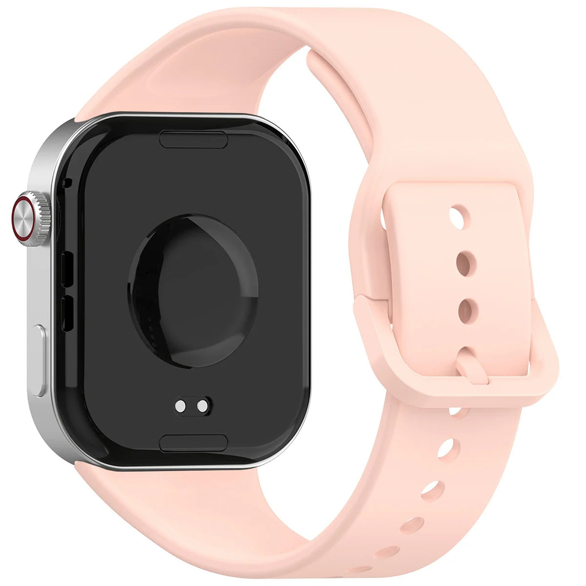 Armband für Xiaomi Redmi Watch 6 / 5 / 4 /Smart Band 10 Pro / 9 Pro / 8 Pro, Bizon Strap Watch Silicone, Rosa