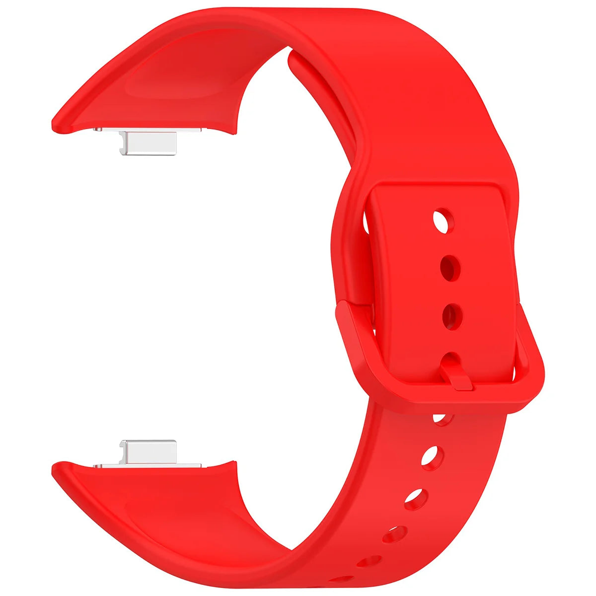 Armband für Xiaomi Redmi Watch 6 / 5 / 4 /Smart Band 10 Pro / 9 Pro / 8 Pro, Bizon Strap Watch Silicone, Rot