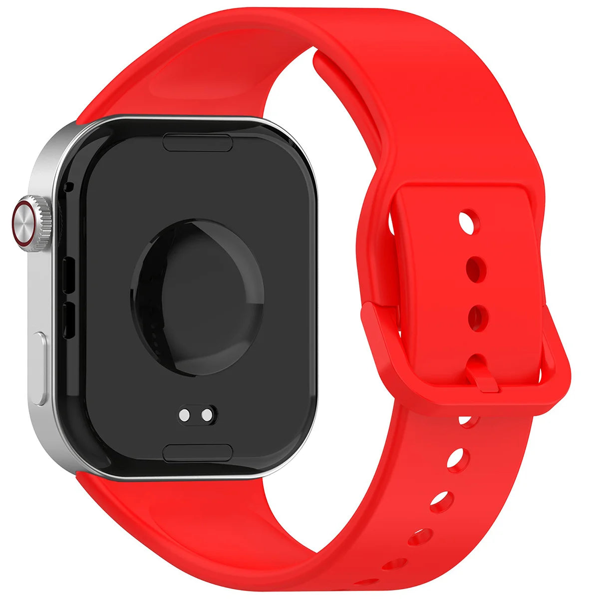 Armband für Xiaomi Redmi Watch 6 / 5 / 4 /Smart Band 10 Pro / 9 Pro / 8 Pro, Bizon Strap Watch Silicone, Rot