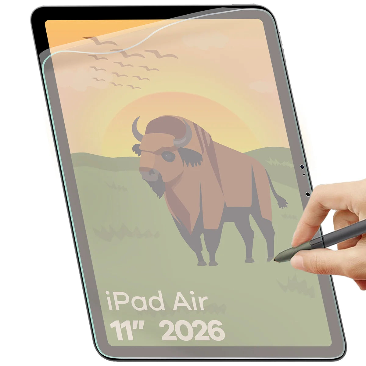 Matte Folie für iPad Air 11" M4 2026, Bizon Tab Film Matte, 1 Stück