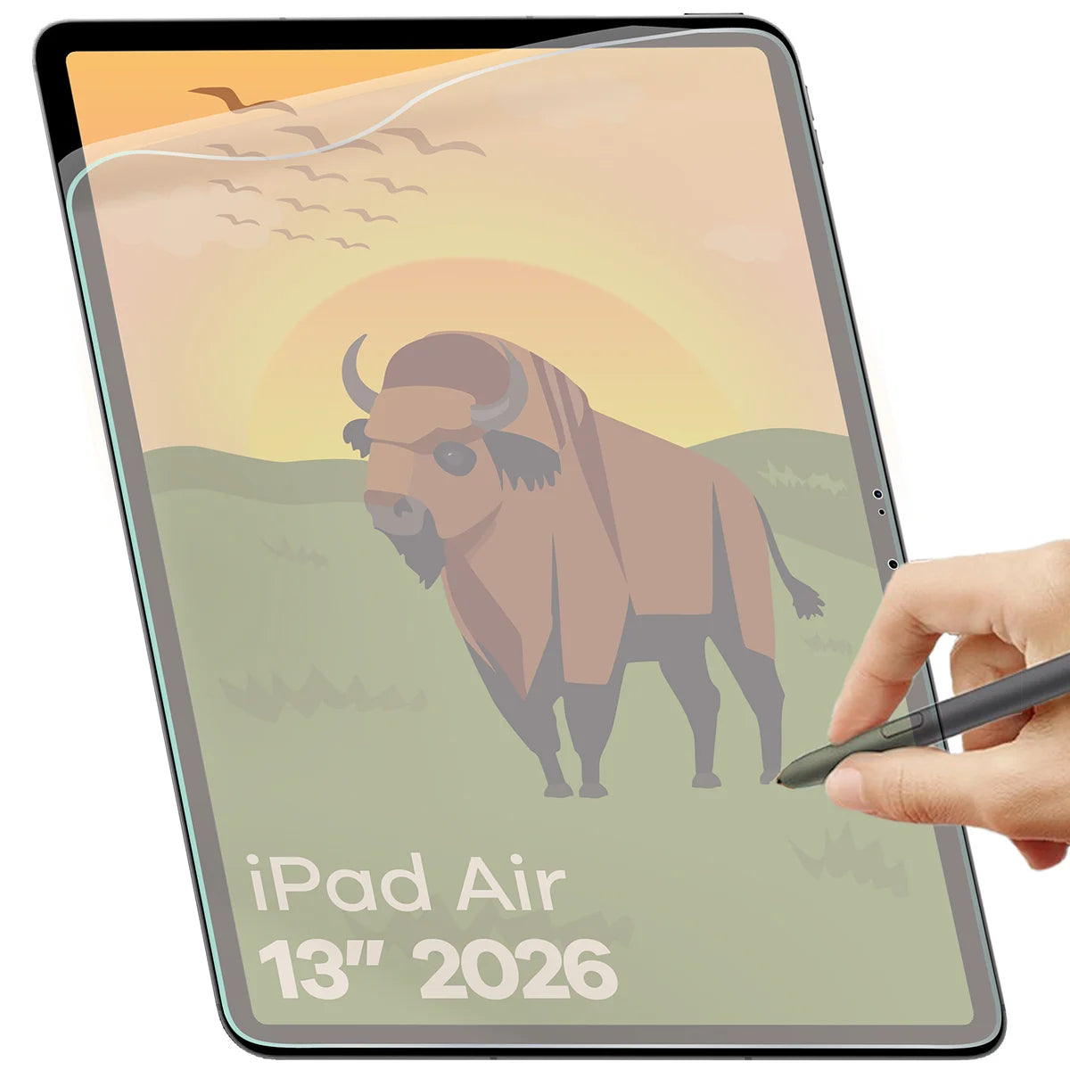 Matte Folie für iPad Air 13" M4 2026, Bizon Tab Film Matte, 1 Stück