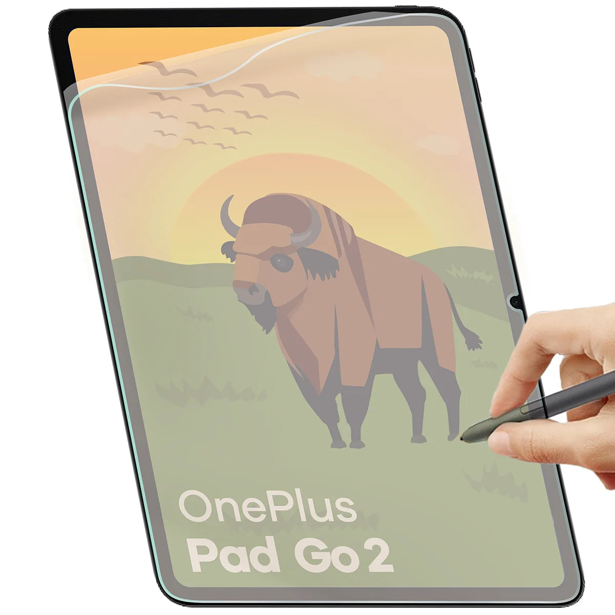 Matte Folie für OnePlus Pad Go 2, Bizon Tab Film Matte, 1 Stück