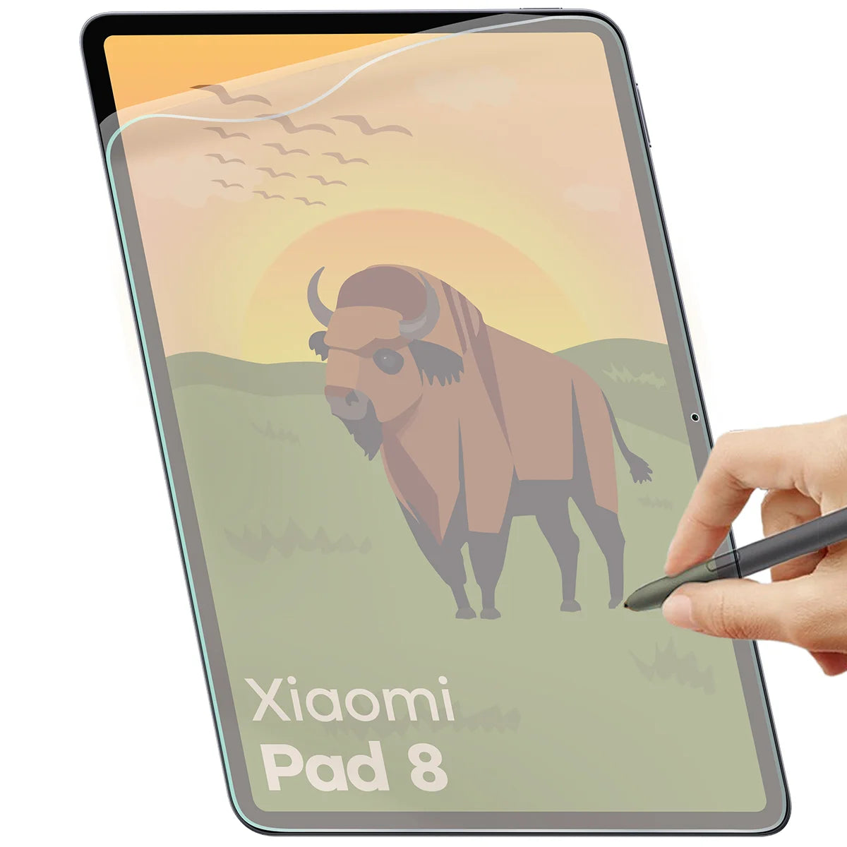 Matte Folie für Xiaomi Pad 8, Bizon Tab Film Matte, 1 Stück
