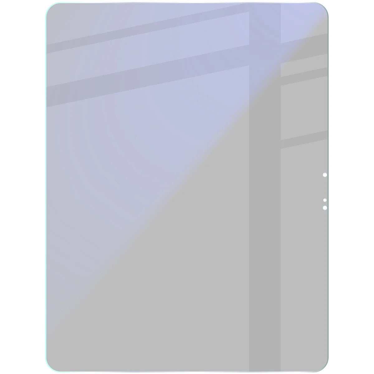 Hybridglas mit Privatschutzfilter für iPad Air 13" M4 2026, Bizon Tab Hybrid Shadow, Matt