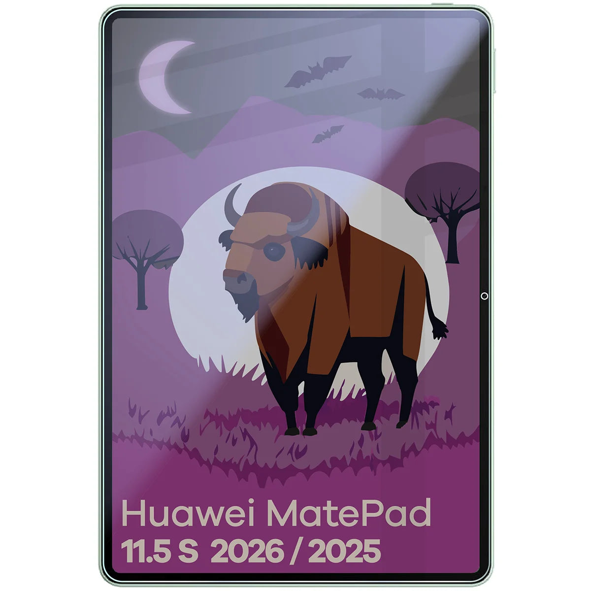 Hybridglas mit Privatschutzfilter für Huawei MatePad 11.5 S 2026 / MatePad 11.5 S, Bizon Tab Hybrid Shadow, Matt