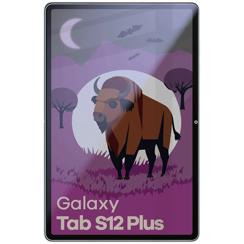 Hybridglas mit Privatschutzfilter für Galaxy Tab S12 Plus, Bizon Tab Hybrid Shadow, Matt (3/5)