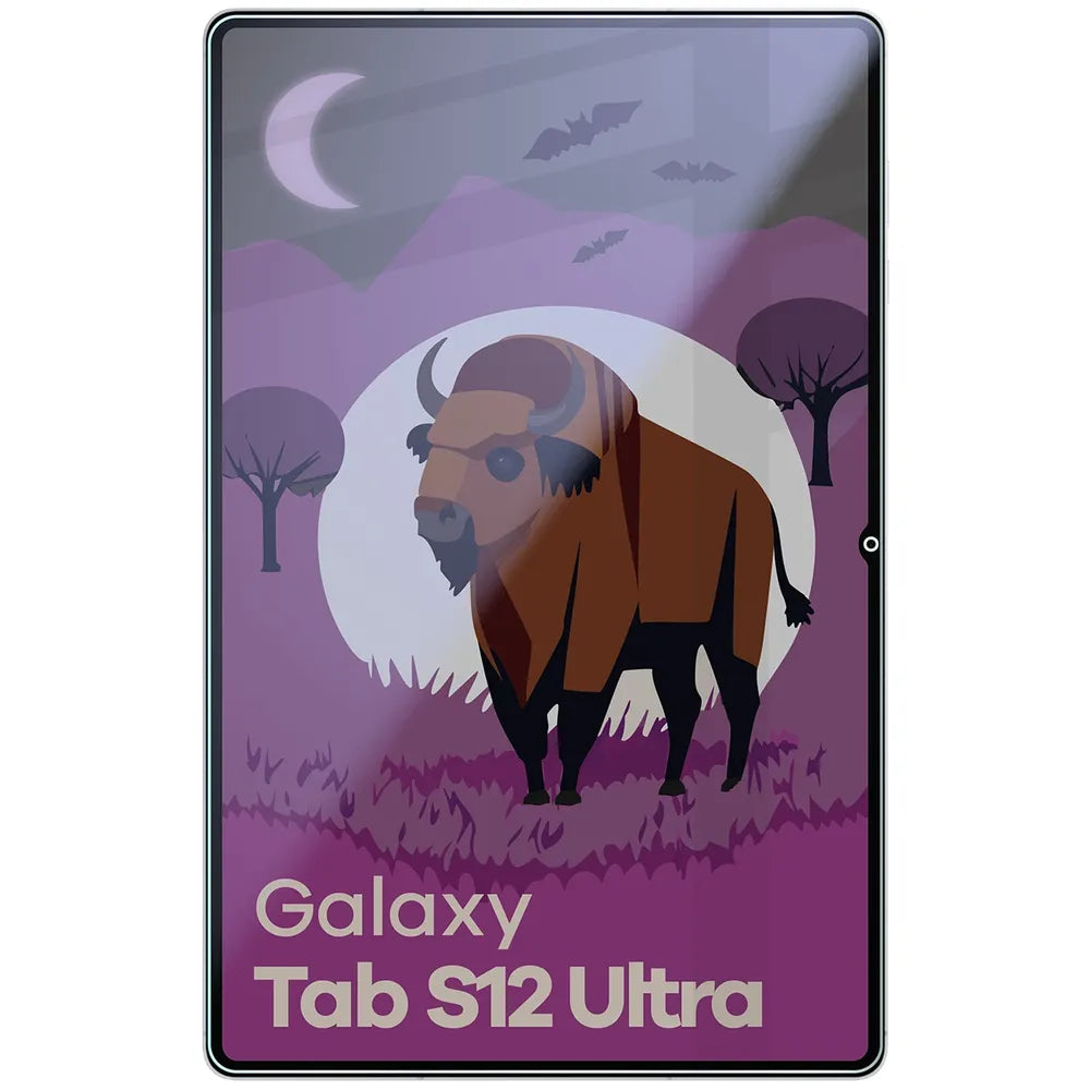 Hybridglas mit Privatschutzfilter für Galaxy Tab S12 Ultra, Bizon Tab Hybrid Shadow, Matt (3/5)