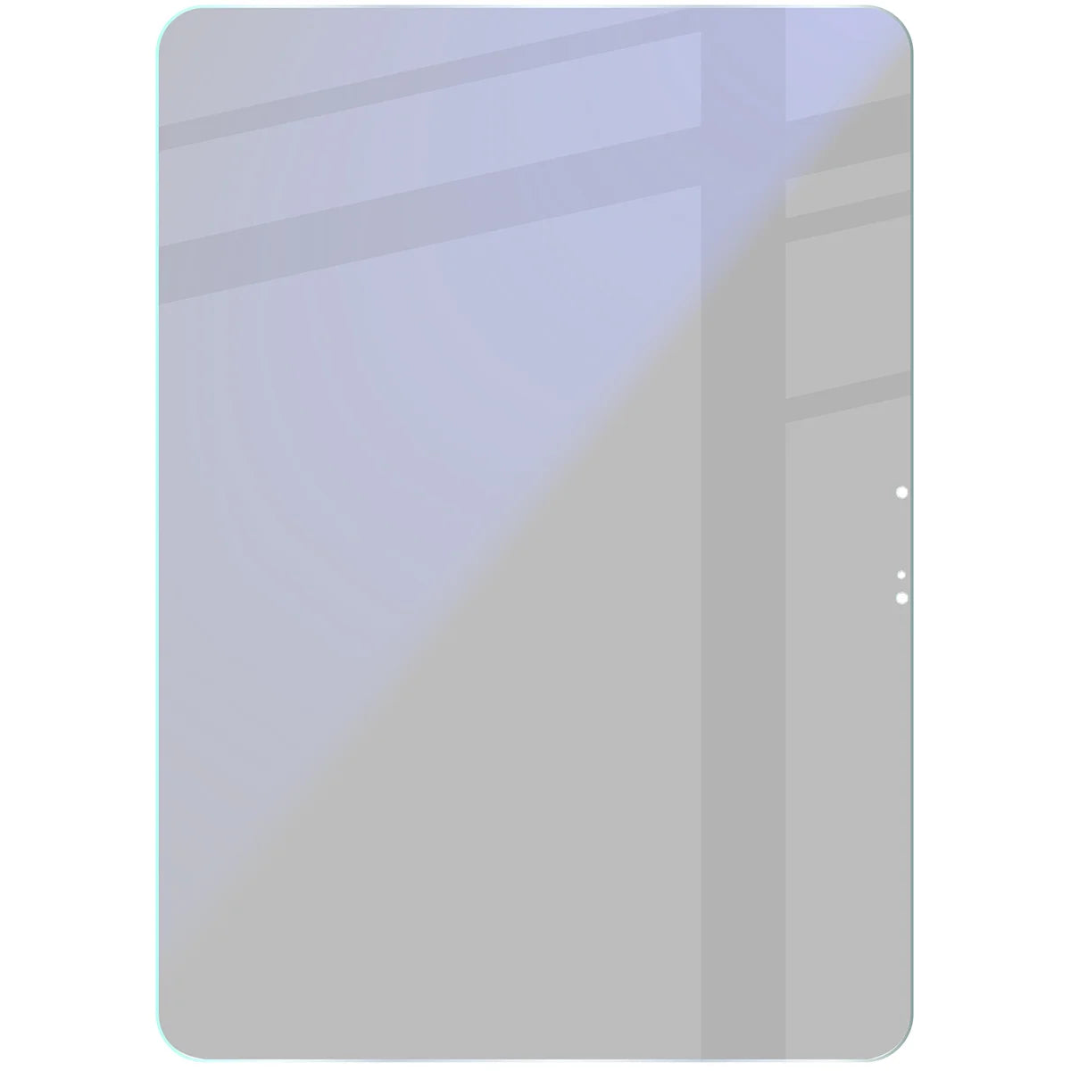 Hybridglas mit Privatschutzfilter für iPad Air 11" M4 2026, Bizon Tab Hybrid Shadow, Matt