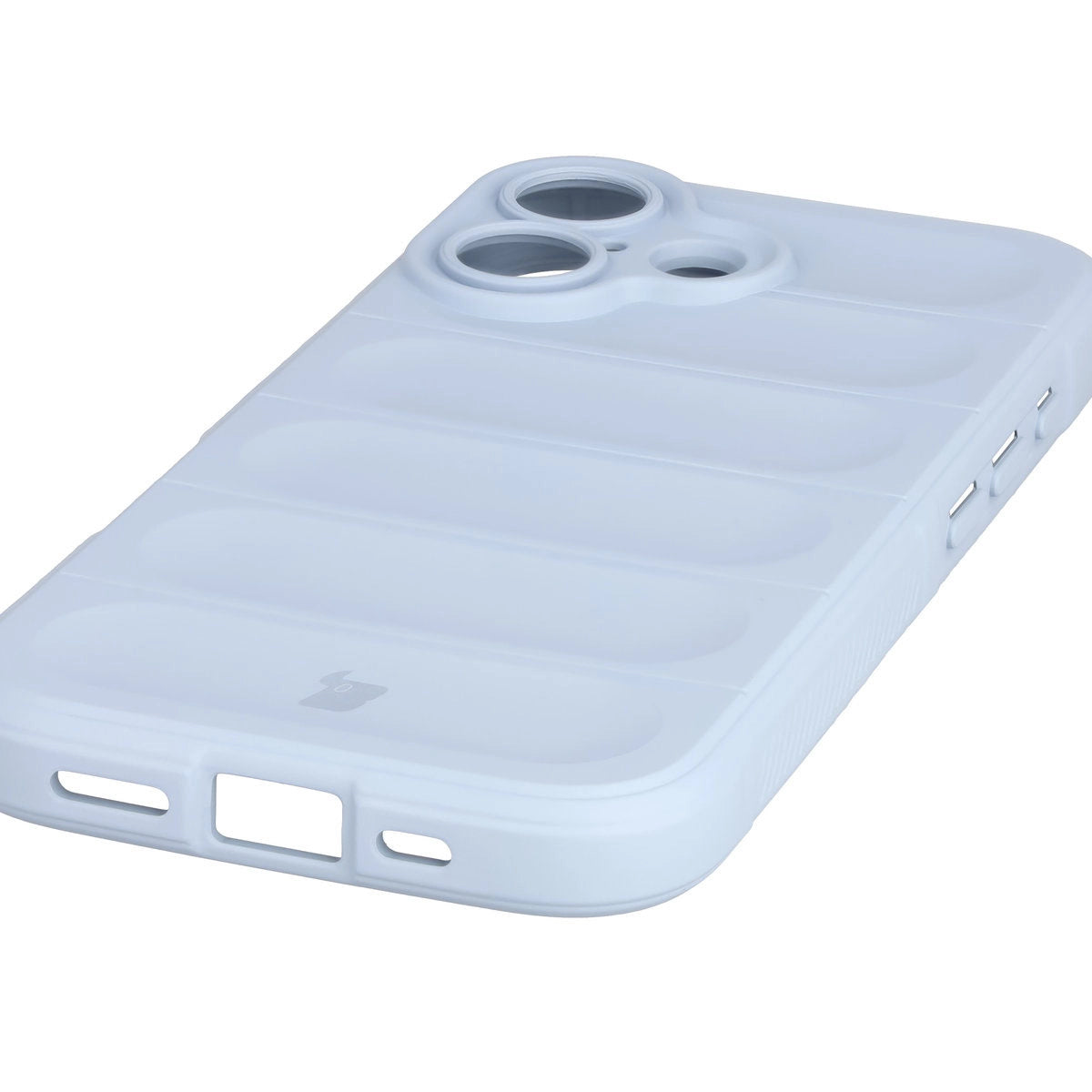 Robuste Handyhülle + gehärtetem Glas für iPhone 17, Bizon Tur Pack, Hellblau