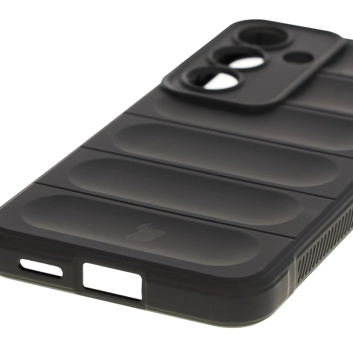 Robuste Handyhülle + gehärtetem Glas für Galaxy S25, Bizon Tur Pack, Schwarz (4/10)