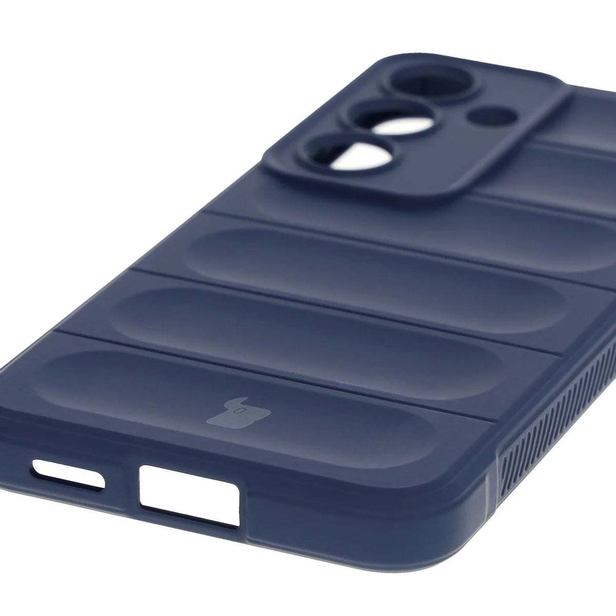 Robuste Handyhülle + gehärtetem Glas für Galaxy S25, Bizon Tur Pack, Dunkelblau (4/10)