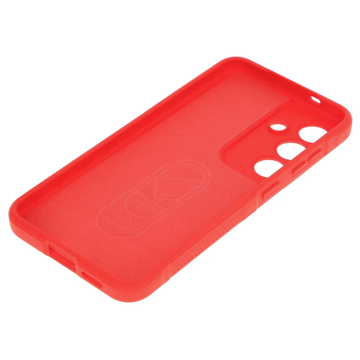 Robuste Handyhülle + gehärtetem Glas für Galaxy S25, Bizon Tur Pack, Rot (5/10)