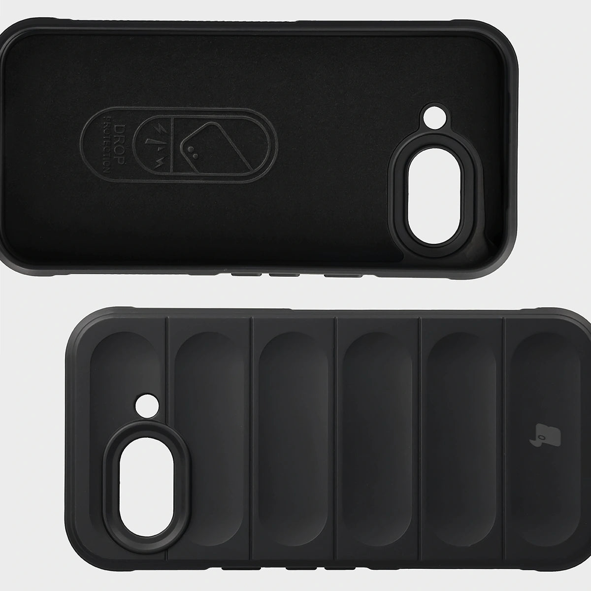 Robuste Handyhülle + gehärtetem Glas für Google Pixel 10a, Bizon Tur Pack, Schwarz