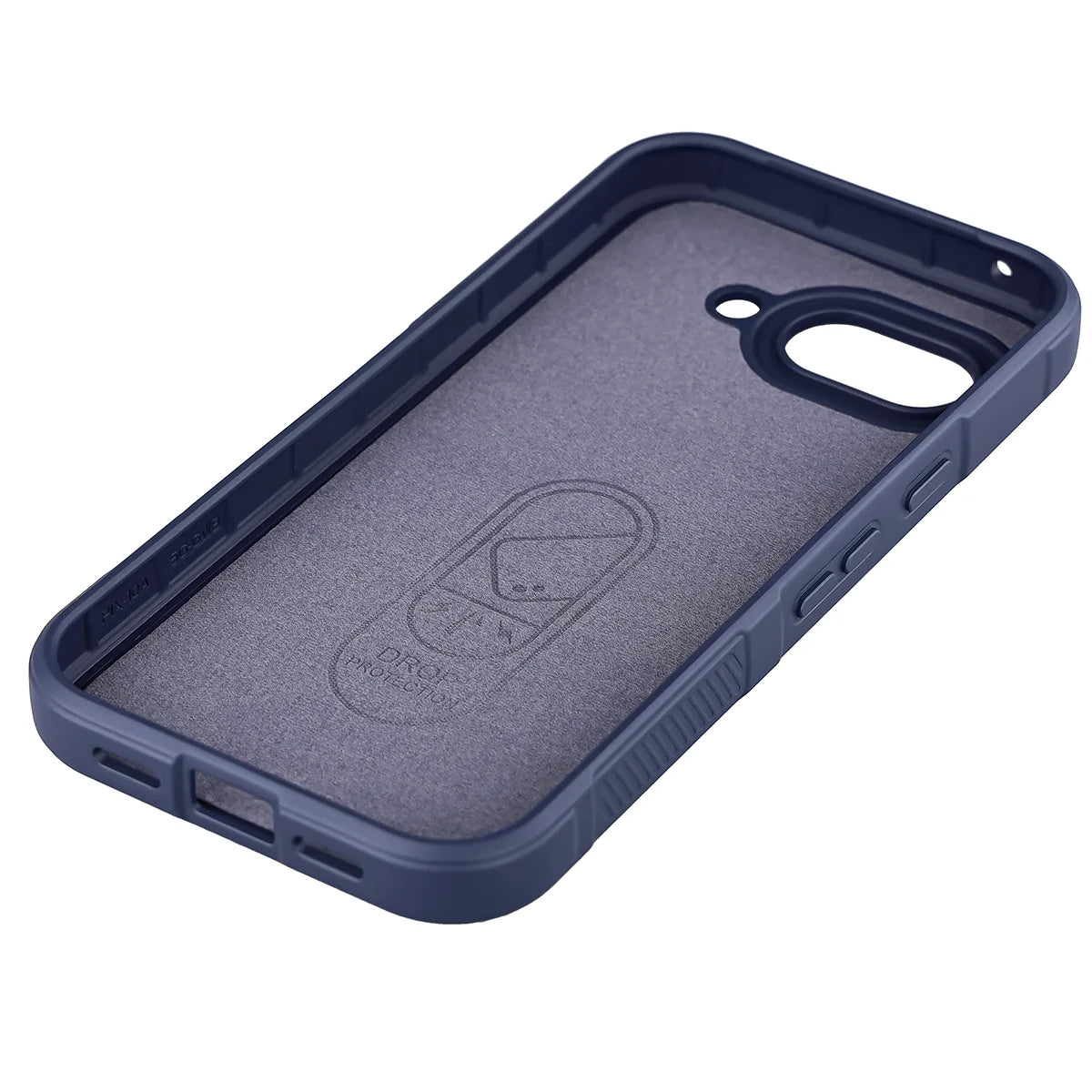 Robuste Handyhülle + gehärtetem Glas für Google Pixel 10a, Bizon Tur Pack, Dunkelblau