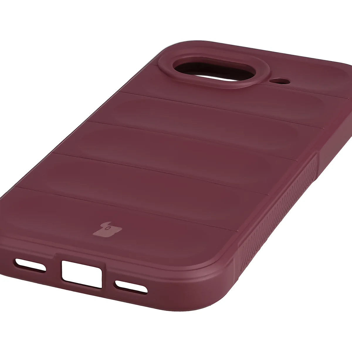 Robuste Handyhülle + gehärtetem Glas für Google Pixel 10a, Bizon Tur Pack, Burgunderrot