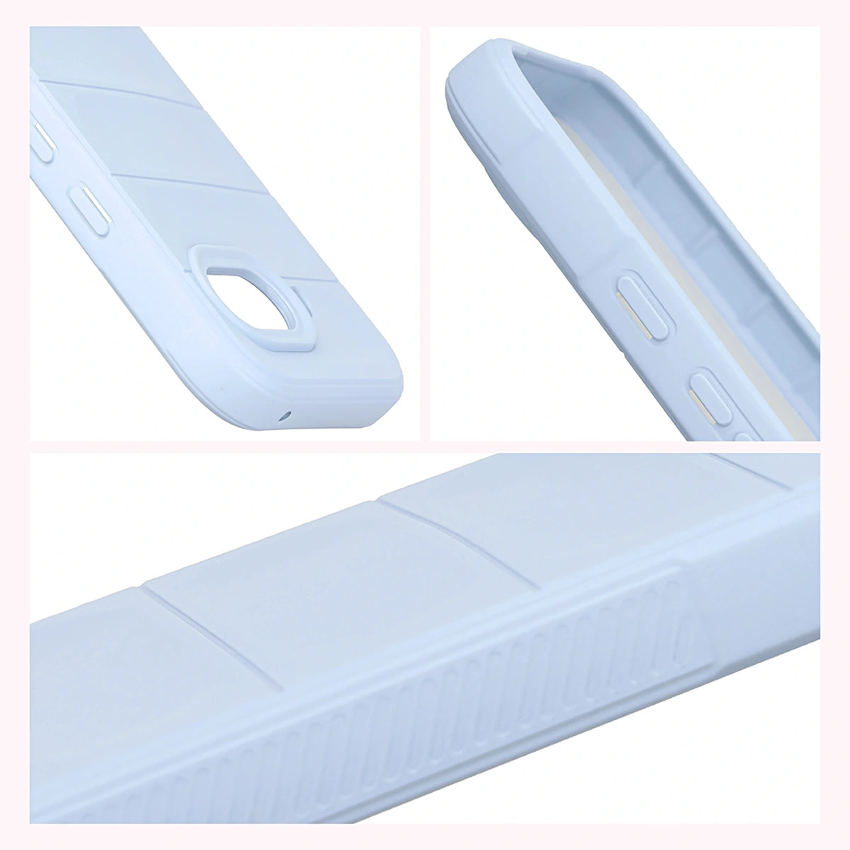 Robuste Handyhülle + gehärtetem Glas für Google Pixel 10a, Bizon Tur Pack, Hellblau