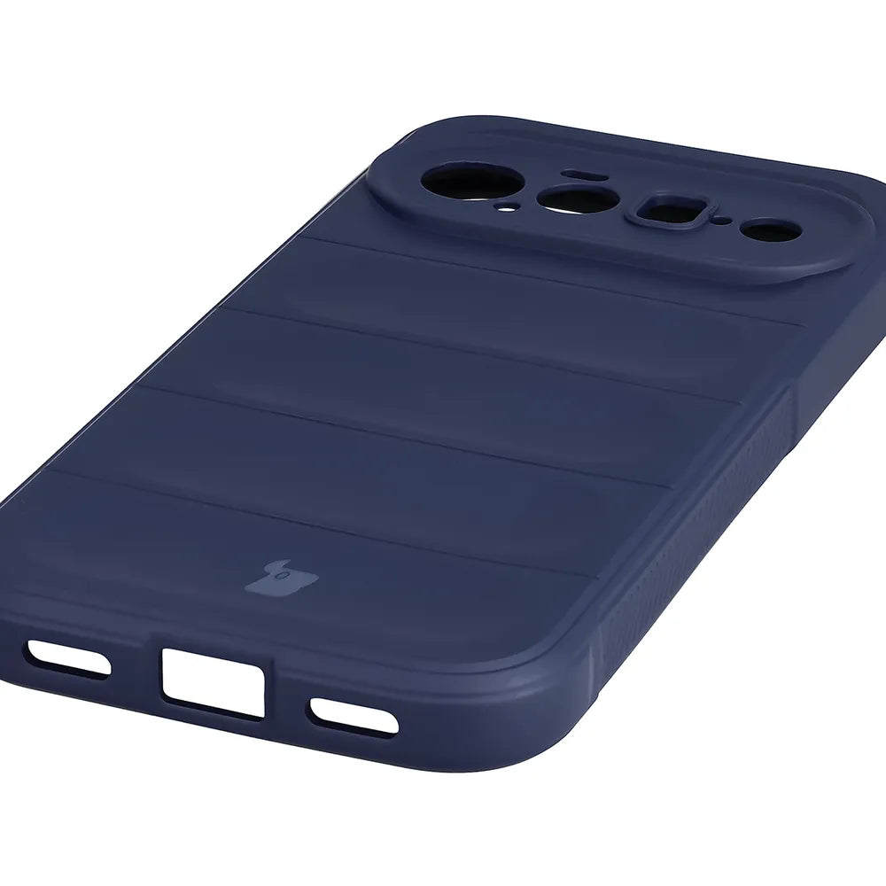 Robuste Handyhülle + gehärtetem Glas für Google Pixel 11, Bizon Tur Pack, Dunkelblau (4/10)