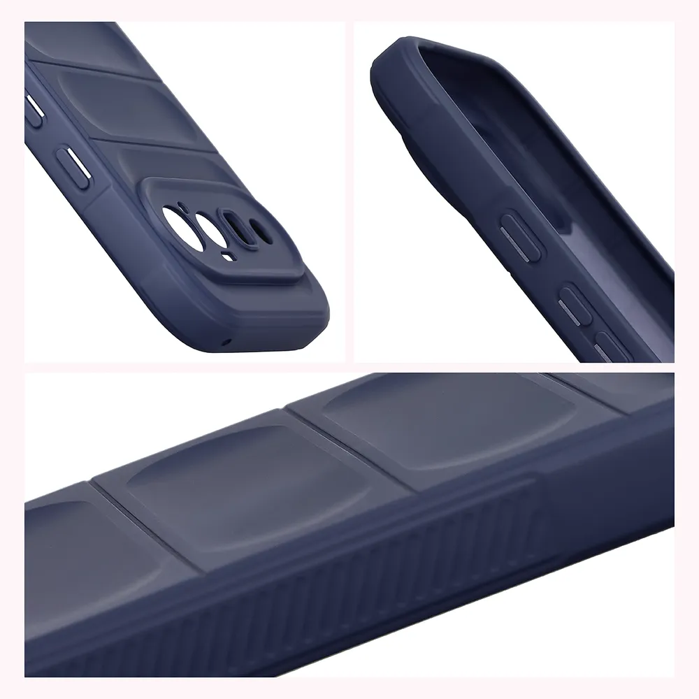 Robuste Handyhülle + gehärtetem Glas für Google Pixel 11, Bizon Tur Pack, Dunkelblau (8/10)
