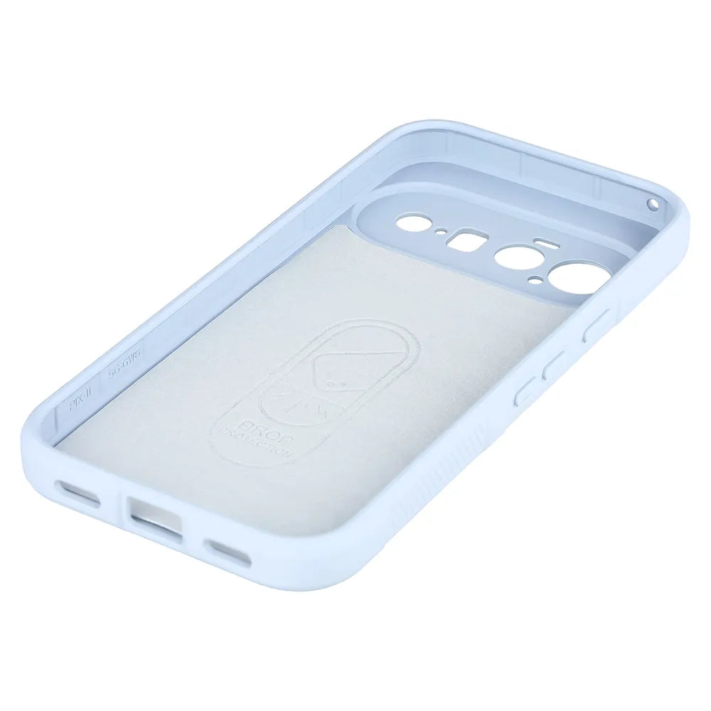 Robuste Handyhülle + gehärtetem Glas für Google Pixel 11, Bizon Tur Pack, Hellblau (5/10)