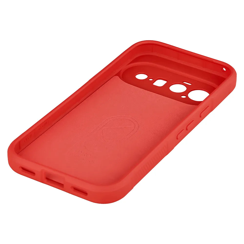 Robuste Handyhülle + gehärtetem Glas für Google Pixel 11, Bizon Tur Pack, Rot (5/10)