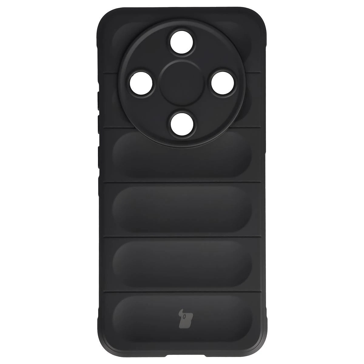 Robuste Handyhülle + gehärtetem Glas für Honor Magic8 Lite, Bizon Tur Pack, Schwarz