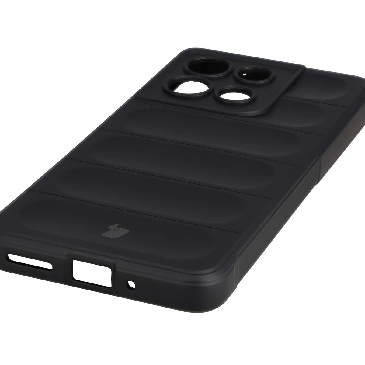 Robuste Handyhülle + gehärtetem Glas für Motorola Moto G86 5G / G86 Power 5G, Bizon Tur Pack, Schwarz