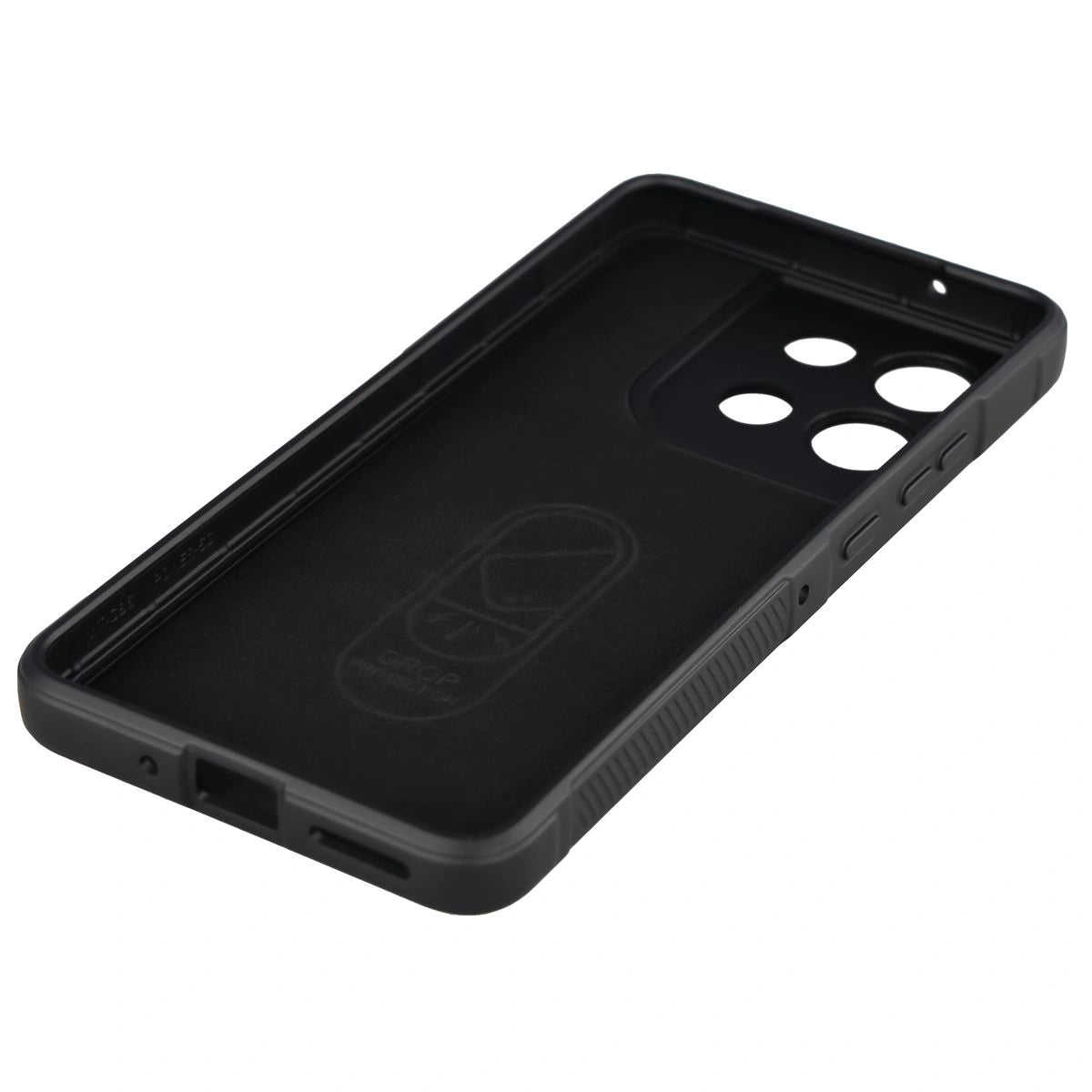 Robuste Handyhülle + gehärtetem Glas für Motorola Moto G86 5G / G86 Power 5G, Bizon Tur Pack, Schwarz