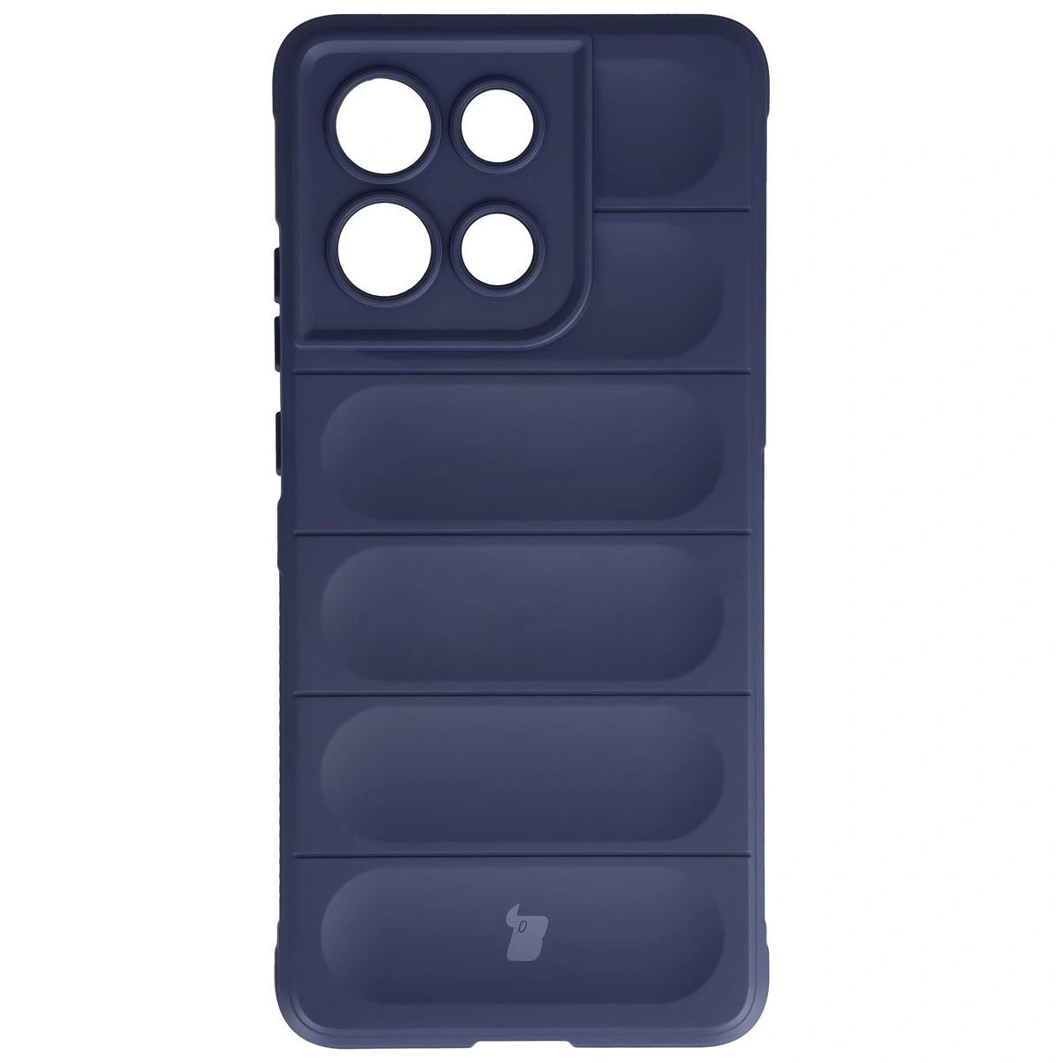 Robuste Handyhülle + gehärtetem Glas für Motorola Moto G86 5G / G86 Power 5G, Bizon Tur Pack, Dunkelblau
