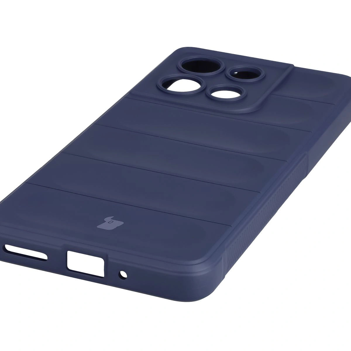 Robuste Handyhülle + gehärtetem Glas für Motorola Moto G86 5G / G86 Power 5G, Bizon Tur Pack, Dunkelblau