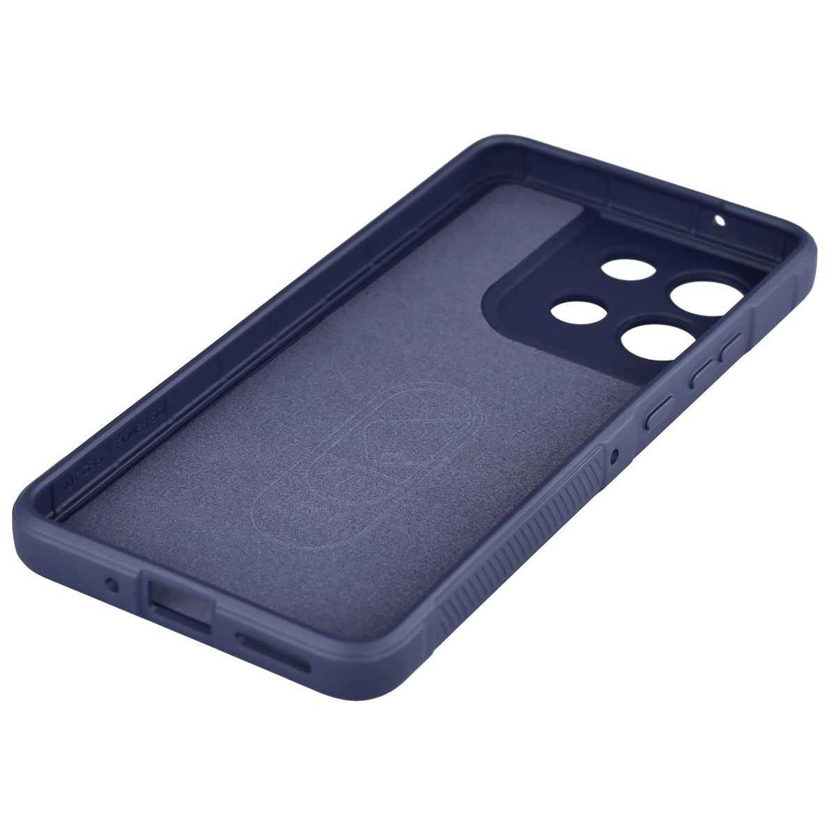 Robuste Handyhülle + gehärtetem Glas für Motorola Moto G86 5G / G86 Power 5G, Bizon Tur Pack, Dunkelblau